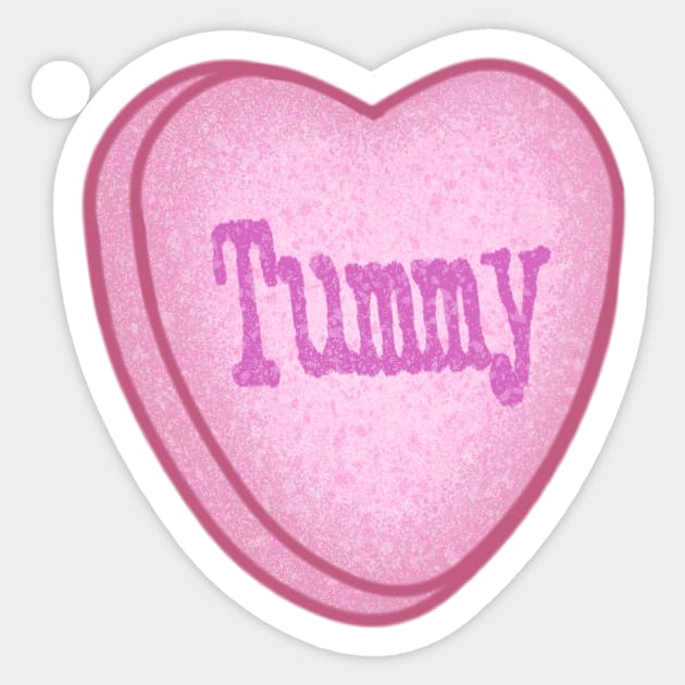 Tummy SweetHeart Sticker by DangerousCheeseCakeLove